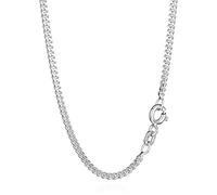 NKlaus argento 38cm 925 argento sterling catena a cordoncino re catena 2,10mm di larghezza 6644