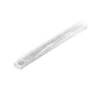 NKlaus Asta di selenite 20 x 2 cm - Asta di energia per la guarigione dei chakra, Reiki e meditazione, pietra protettiva spirituale per lavoro energetico e pulizia aura