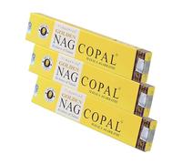 NKlaus Bastoncini di incenso per incenso oro, 45 g, 15 g, 3 x oro, 3 pezzi
