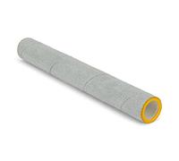 NKlaus bastone sonoro in vera pelle per ciotola di cristallo con batacchio lungo circa 22 cm Bastone sonoro per ciotole da canto fatto a mano 3655