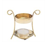 NKlaus bruciatore d'incenso con tealight ottone regalo fatto a mano 2939