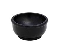 NKlaus bruciatore d'incenso nero diametro 6,5 cm ciotola decorativa in pietra ollare bruciatore d'incenso in pietra ollare 7510