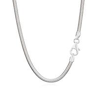 NKlaus catena a serpente in argento 925, argento 42cm 2,40mm 9,3gr 5941