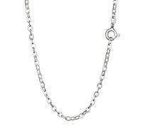 NKlaus catena d'ancora in argento 925 70cm collana piatta arrotolata larghezza: 2,5mm collana da donna 5376