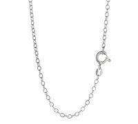 NKlaus collana 40cm catena ad ancora larga rotonda d'argento 925 1,8mm catena d'argento da donna 3792