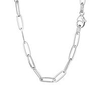 NKlaus Collana 65cm lunga catena ad ancora in argento Sterling 925 collana larga 3,1mm 6876