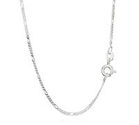 NKlaus collana Figaro catena diamantata in argento lunga 50 cm, larghezza 2,1 g 1,5 mm 3646
