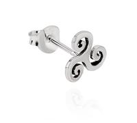 NKlaus Coppia di orecchini a perno o orecchini celtici triskel 925 argento 8mm piccoli orecchini gotici da donna 11136