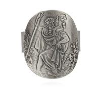 NKlaus Distintivo per Bicicletta Santo patrono Christophorus 3,1cm per Il Fissaggio del Distintivo per Moto 11433
