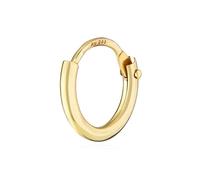 NKlaus Einzel HERREN Orecchini creoli in vero oro 333 8 carati orecchini orecchini 9 mm 3752