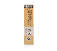 NKlaus Golden Nag Cinnamon Bastoncini di incenso 15 g - incenso Masala arrotolato a mano con profumo speziato di cannella - ideale per meditazione, calore e clima interno