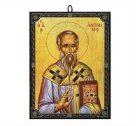 NKlaus Icona San Alessandro 9,7x13,5x1,2cm Icona cristiana ortodossa dalla Grecia 60009