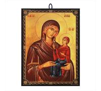 NKlaus Icona Santa Anna 9,7x13,5x1,2cm Icona cristiana ortodossa dalla Grecia 60010
