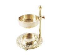 NKLaus incensiere ottone oro bruciatore di incenso regolabile tea light incenso 2206