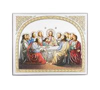 NKlaus - L'Ultima Cena - Icona in legno 15x18cm cristiano ortodossa iconografia - religiosa 16572
