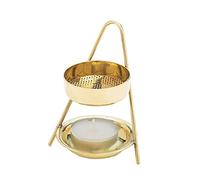 NKlaus porta incenso brucia incenso per tea light ottone fatto a mano 2975
