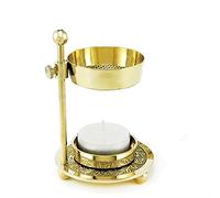 NKlaus Porta-incenso in ottone fatto a mano in oro 2912
