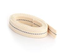 NKlaus SET 2x1 metri 22mm 100% cotone naturale stoppino lampada stoppino piatto stoppino lanterna stoppino per bruciatore olio lampada con paraffina purificata 40276