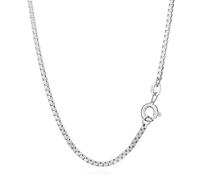 NKlaus Venezia 1 catena d'argento 3634, lunghezza 70 cm, larghezza 8 grammi 1,4 mm catena veneziana