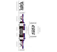 NKLDDE per R1200GS R1250GS/ADV LC F850GS F750GS 2014 2015 2016 2017 2018 2019 Moto Bisaccia Borsa Posteriore Top Case Decorazione Adesivi Decalcomanie