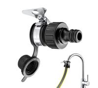 Nkmifeg Adattatore per rubinetto per lavello | Adattatore per rubinetto a connessione rapida | Facile installazione hardware idraulico adatto a 5/8 pollici 1/2 pollici per cucina lavatrice