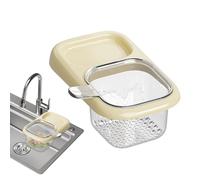 Nkmifeg Cestello per lavello, raccogli alimenti a rete fine con rastrelliera portaoggetti, filtro per scolare il lavello della cucina, per lo smaltimento dei rifiuti di frutta, verdura, pasta, casa