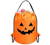 Nkmifeg Secchiello di Halloween da Dolciumi Regalo per Feste con Manico | Cestino Per Festa Di Halloween Adatto A Bambini Ragazzi Giovani Famiglia Casa Scuola Dormitorio Quartiere
