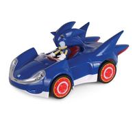 NKOK Sonic The Hedgehog All Stars Racing Pull Back Action, Video Game Legend, Speed Star by Tails, No Batteries Required, Pull Back - Release - and Watch it go, Great Gift