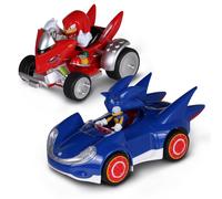 NKOK Sonic The Hedgehog Knuckles & Sonic Pull-Back Racers - 2-Pack