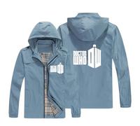 NKOPBYDA Felpa Uomo con Cappuccio Sottile Doc.tor Who, Giacca Felpa con Cerniera Integrale, Felpa Top Sportivi a Manica Lunga Regali per Adolescenti, Cappotti(Multicolor 4,S)
