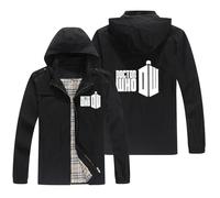 NKOPBYDA Felpa Uomo con Cappuccio Sottile Doc.tor Who, Giacca Felpa con Cerniera Integrale, Felpa Top Sportivi a Manica Lunga Regali per Adolescenti, Cappotti(Multicolor 2,L)