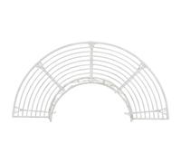 NKOPPFG Panca per albero in acciaio bianco anticato, 160 x 80 x 89 cm | Per giardino, terrazza, cortile, per posizionare il tronco degli alberi, facile da montare, facile da pulire
