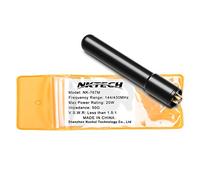 NKTECH Antenna Dual-Band SMA Femmina per Ricetrasmittenti BaoFeng UV-5R PLUS, DM-5R, UV-5X, GT-1, GT-3TP, GT-5TP, UV-5RA, UV-82, UV-5RTP, BF-UVB3, UV-9R e Yaesu, Kenwood Hyt, Wouxun