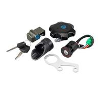 NKURTPC Bobina d'accensione Adatto per Suzuki DRZ400S 2000-2024 DRZ400SM 2000-2024 Set di Blocco Tappo Serbatoio Interruttore a Chiave di accensione