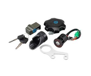 NKURTPC Bobina d'accensione Adatto per Suzuki DRZ400S 2000-2024 DRZ400SM 2000-2024 Set di Blocco Tappo Serbatoio Interruttore a Chiave di accensione