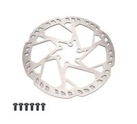 NKURTPC Disco Freno Posteriore Rotori Freno per Moto MTB da 2,3 mm di Spessore, rotore Freno Idraulico da 220 mm/203/180/160/140 mm da 6 Pollici(1pcs 180mm)