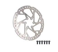 NKURTPC Disco Freno Posteriore Rotori Freno per Moto MTB da 2,3 mm di Spessore, rotore Freno Idraulico da 220 mm/203/180/160/140 mm da 6 Pollici(1pcs 140mm)