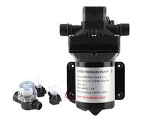 NKURTPC Elettropompa Acqua Pompa Acqua autoadescante per roulotte, 55 PSI 3 galloni al Minuto, 7,5 A, 12 V CC, GPM/11,4 LPM 4008-101-E65 Pompa Acqua Automotive
