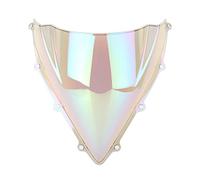 NKURTPC Moto Spoiler Adatto per MV A&Gusta F3 800 675 2012-2017 Parabrezza per Moto a Doppia Bolla per Moto Regolabile Cupolino Spoiler(Iridium)