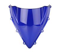 NKURTPC Moto Spoiler Adatto per MV A&Gusta F3 800 675 2012-2017 Parabrezza per Moto a Doppia Bolla per Moto Regolabile Cupolino Spoiler(Blue)