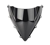 NKURTPC Moto Spoiler Adatto per MV A&Gusta F3 800 675 2012-2017 Parabrezza per Moto a Doppia Bolla per Moto Regolabile Cupolino Spoiler(Black)