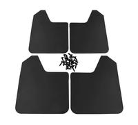 NKURTPC Parafanghi Kit Adatto per Pick-up SUV, Accessori per Camion, 4 Pezzi, paraspruzzi, Parti universali, parafango Anteriore e Posteriore Nero Parafango Ruota