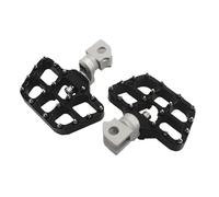 NKURTPC Pedaline Moto Comandi Anteriori per Moto Adatti per Vulcan 650 VN650, pedane Regolabili, poggiapiedi girevoli(Silver)