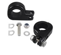 NKURTPC Pedaline Moto Pedane per motociclette Highway, Montaggio Protezioni Motore, poggiapiedi Adatti per Harley Davidson Road King Street Glide(A)