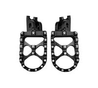 NKURTPC Pedaline Moto Pedane poggiapiedi per Moto, Adatte per Honda CR CRF 125R 150R 250R 250X 450R 450X 250RX 450RX(Black)