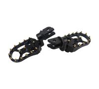 NKURTPC Pedaline Moto Poggiapiedi Anteriore per Motocicletta Adatto per BMW R1250R R1250RS, pedane Regolabili ed abbassabili(Black Gold)