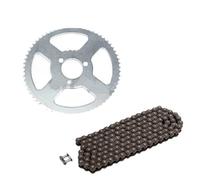 NKURTPC Pignone Motore Anteriore Catena 25H 47T - 92T Denti 29/54MM Corona Posteriore Adatta per 47CC 49CC Mini Moto ATV Quad Dirt Pit Pocket Bike Kit Corona Catena(65T-29MM)