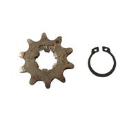 NKURTPC Pignone Motore Anteriore Catena 420 420H 17 mm 20 mm 10-19 Denti Pignoni Motore Anteriori Adatti per Taotao Kayo BSE Apollo SSR 110 CC 125 CC Kit Corona Catena(10T-20mm)