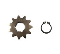 NKURTPC Pignone Motore Anteriore Catena 420 420H 17 mm 20 mm 10-19 Denti Pignoni Motore Anteriori Adatti per Taotao Kayo BSE Apollo SSR 110 CC 125 CC Kit Corona Catena(11T-20mm)