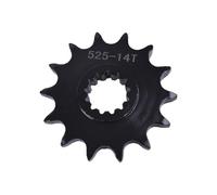 NKURTPC Pignone Motore Anteriore Pignone Anteriore 525 14T 14 Denti, Ruote di avviamento Adatte per Benelli BN300 BN600 BJ300 BJ600 TNT300 Kit Corona Catena